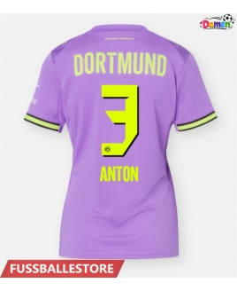 Günstige Borussia Dortmund Waldemar Anton #3 3rd trikot Damen 2026-27 Kurzarm